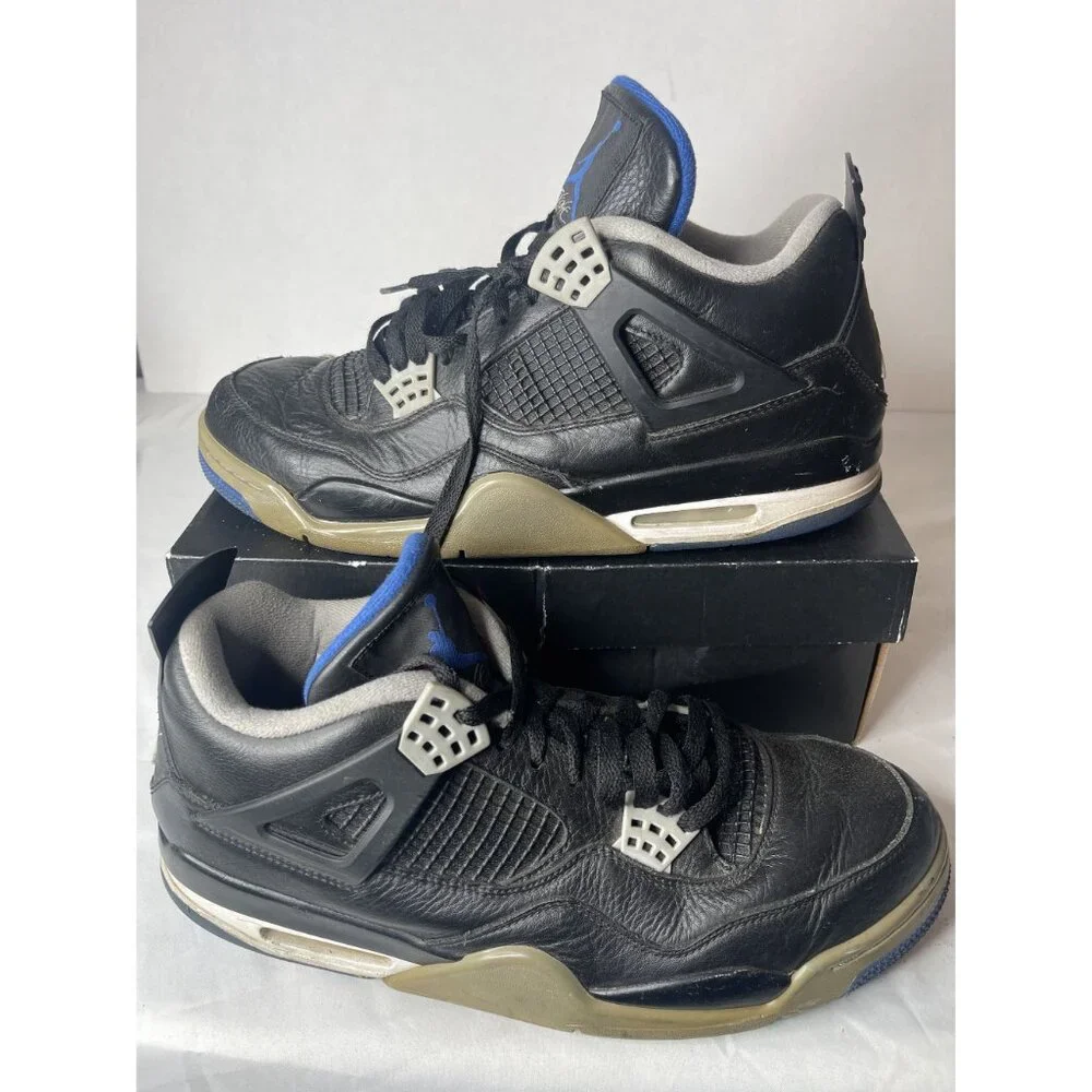 Jordan‎ 4 Retro Alternate Motorsport Black Blue 308497-006 Mens Size 12